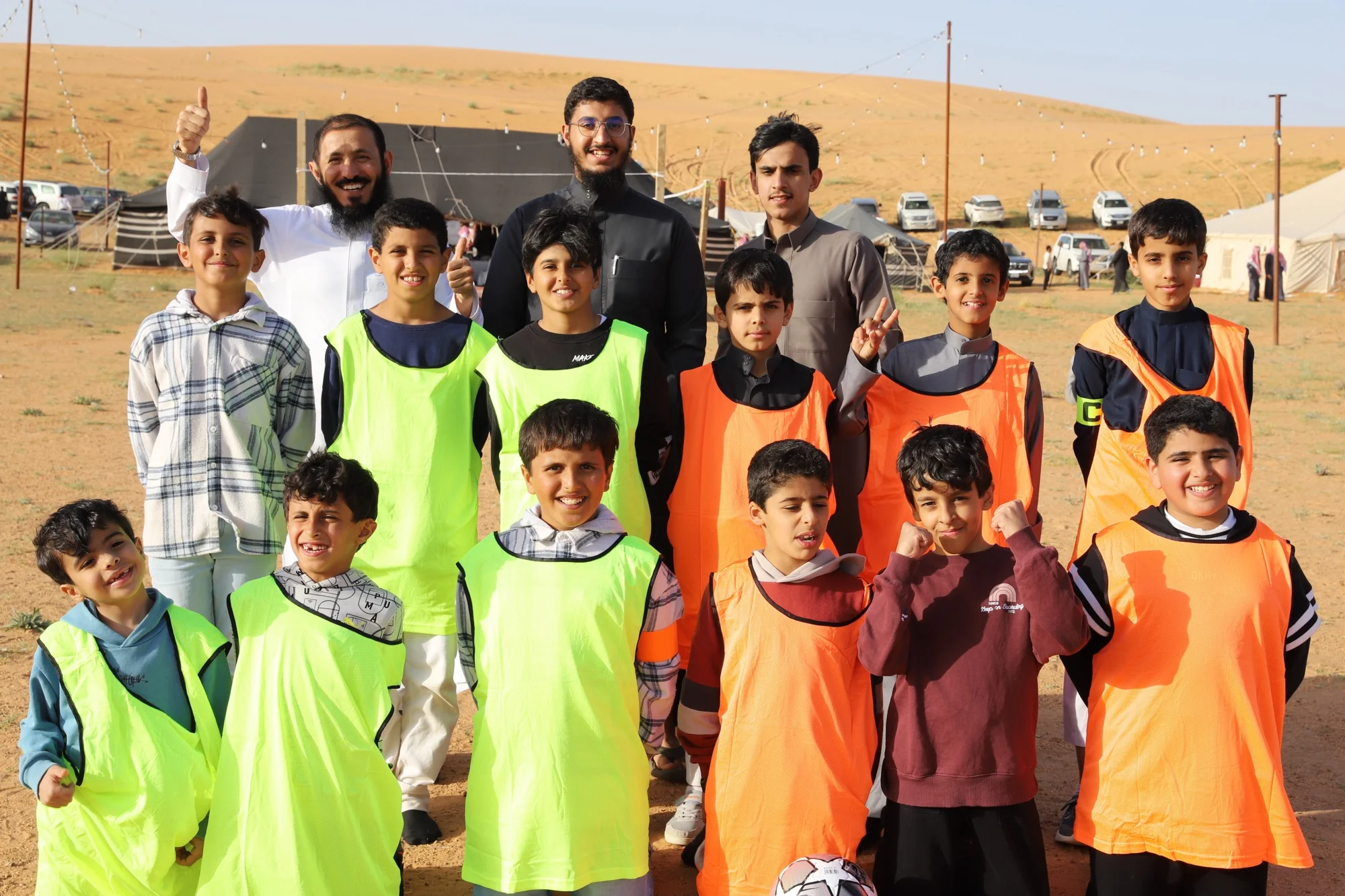 فريق كورة شباب القفاري في مخيم القفاري 2024 1445
